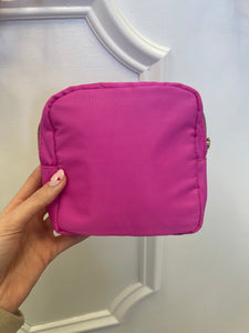 Hot pink square bag