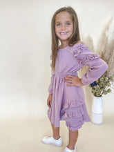 Load image into Gallery viewer, Lavender Ruffle Dress
